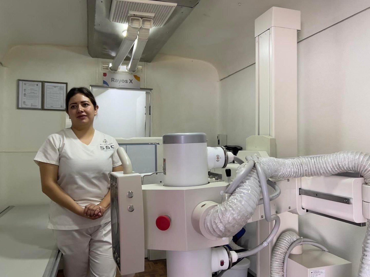 Mobile X ray unit